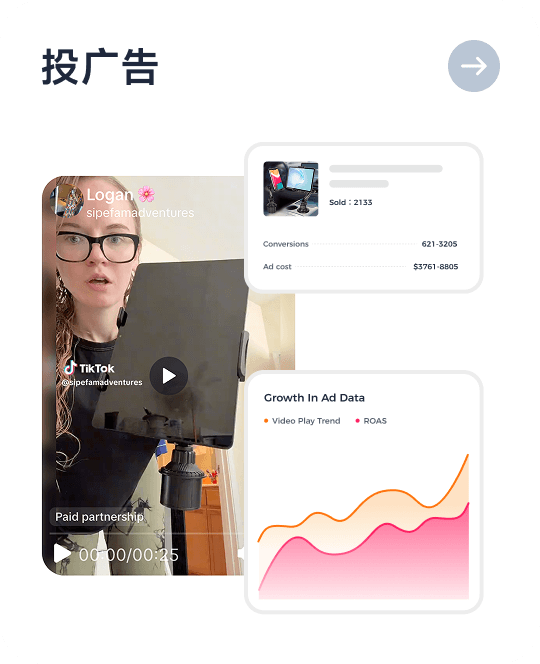 广告数据分析功能界面